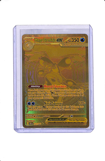 Mega Greninja ex Chaos Rising Mega Hyper Rare 122/086