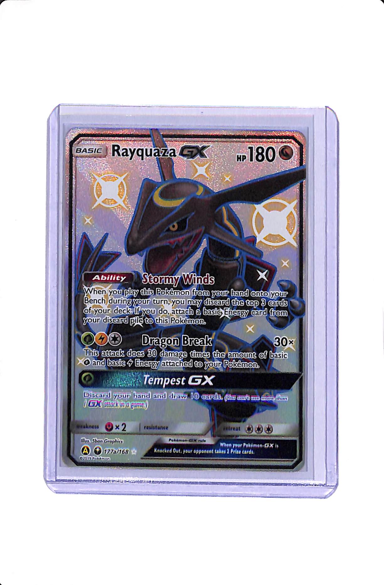Rayquaza GX Alternate Art Promos Promo 177a/168
