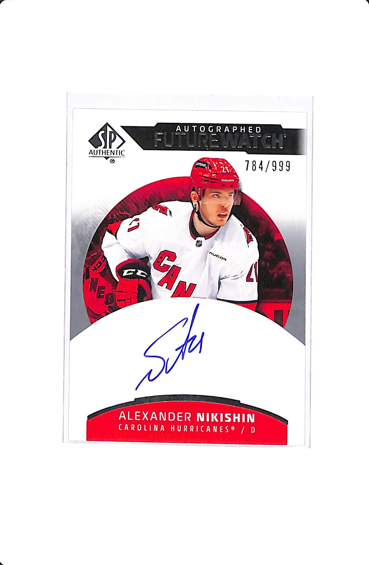 2025-26 UPPER DECK SP AUTHENTIC ALEXSANDER NIKISHIN FUTURE WATCH AUTO #167 /999