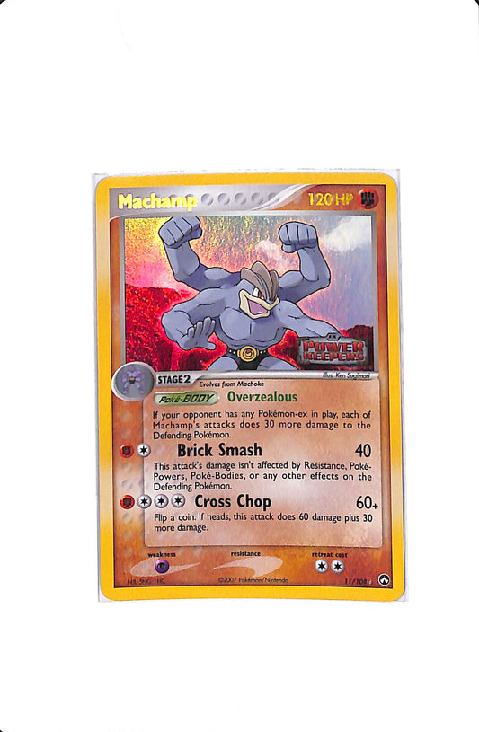 Machamp EX Power Keepers Holo Rare #11 STAMPED