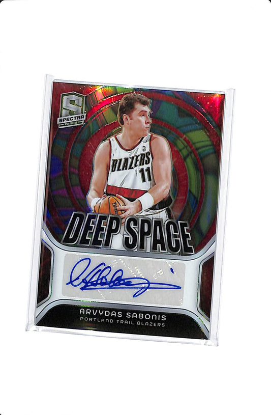 2023-24 PANINI SPECTRA ARVYDAS SABONIS /5 AUTO DEEP SPACE #DSS-ASB