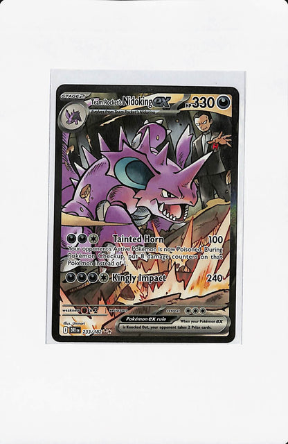 TEAM ROCKET'S NIDOKING EX 233/182