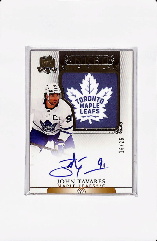 2021/22 UPPER DECK THE CUP JOHN TAVARES INKED INSIGNIAS 16/25