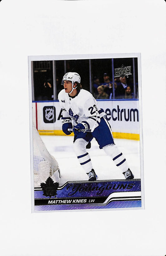 2023/24 UPPER DECK SERIES 1 MATTHEW KNIES YOUNG GUNS