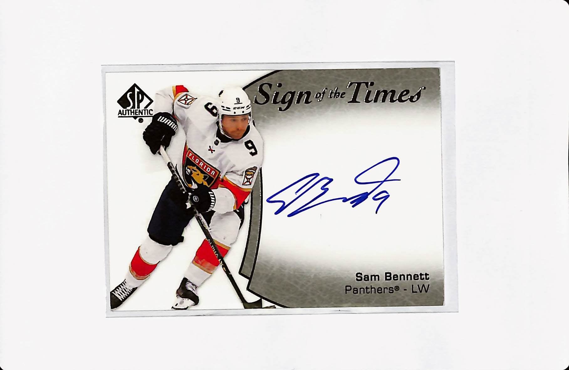 2021/22 UPPER DECK SP AUTHENTIC SAM BENNETT SIGN OF THE TIMES
