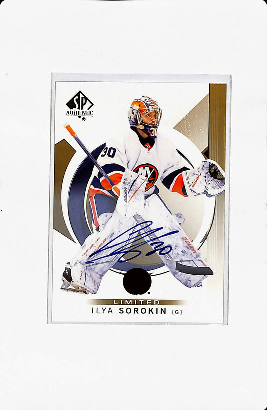2024/25 UPPER DECK SP AUTHENTIC ILYA SOROKIN LIMITED AUTOGRAPH