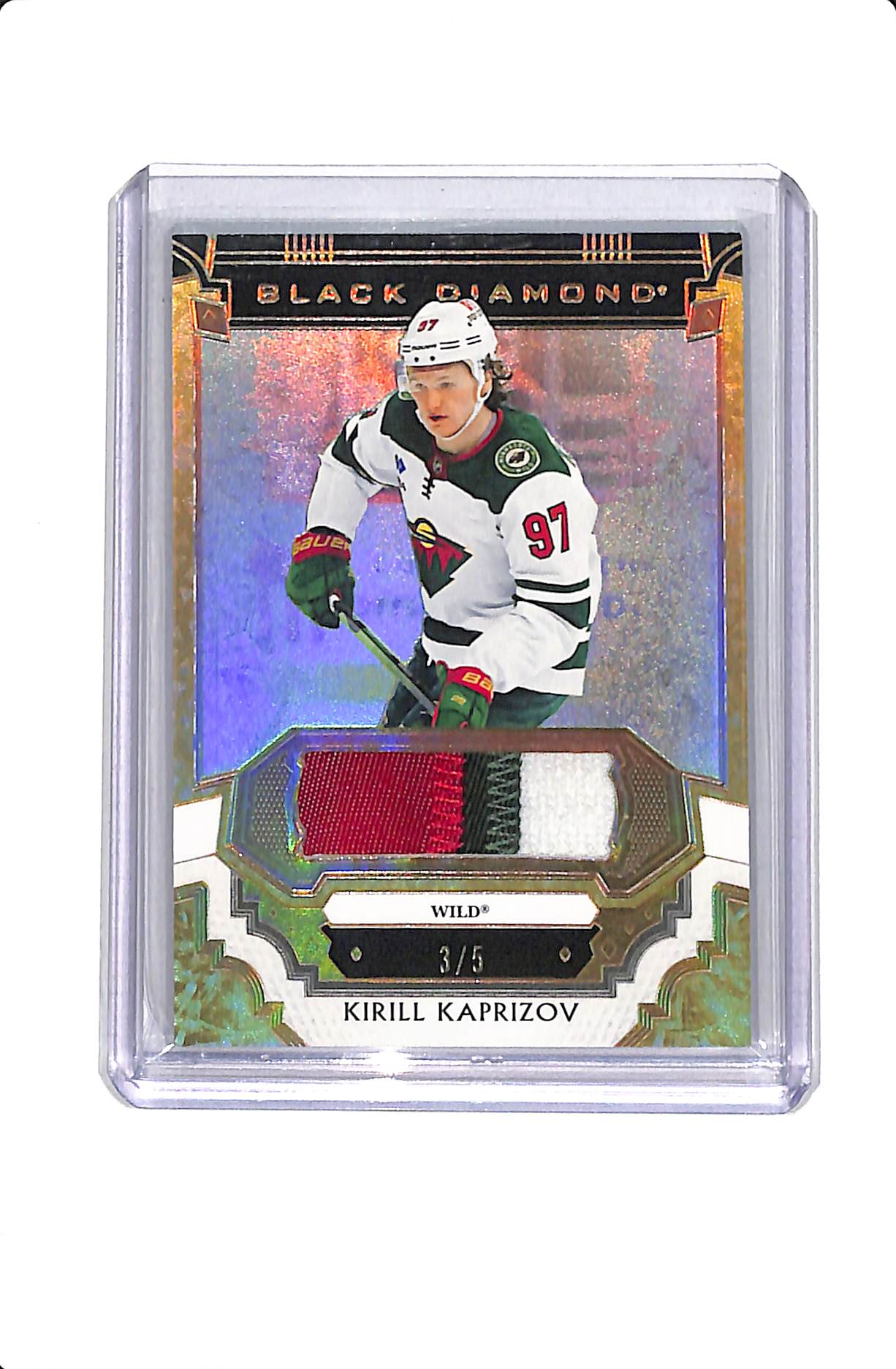 2023-24 UPPER DECK BLACK DIAMOND KIRILL KAPRIZOV PREMIUM RELICS /5 #BDB-KK