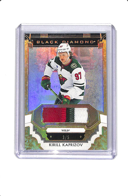 2023-24 UPPER DECK BLACK DIAMOND KIRILL KAPRIZOV PREMIUM RELICS /5 #BDB-KK