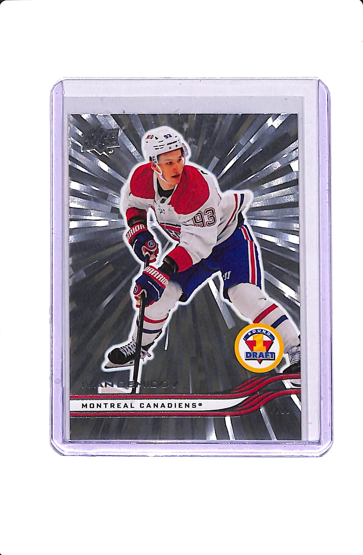 2025-26 UPPER DECK IVAN DEMIDOV FIRST ROUND DRAFT SILVER OUTBURST #743