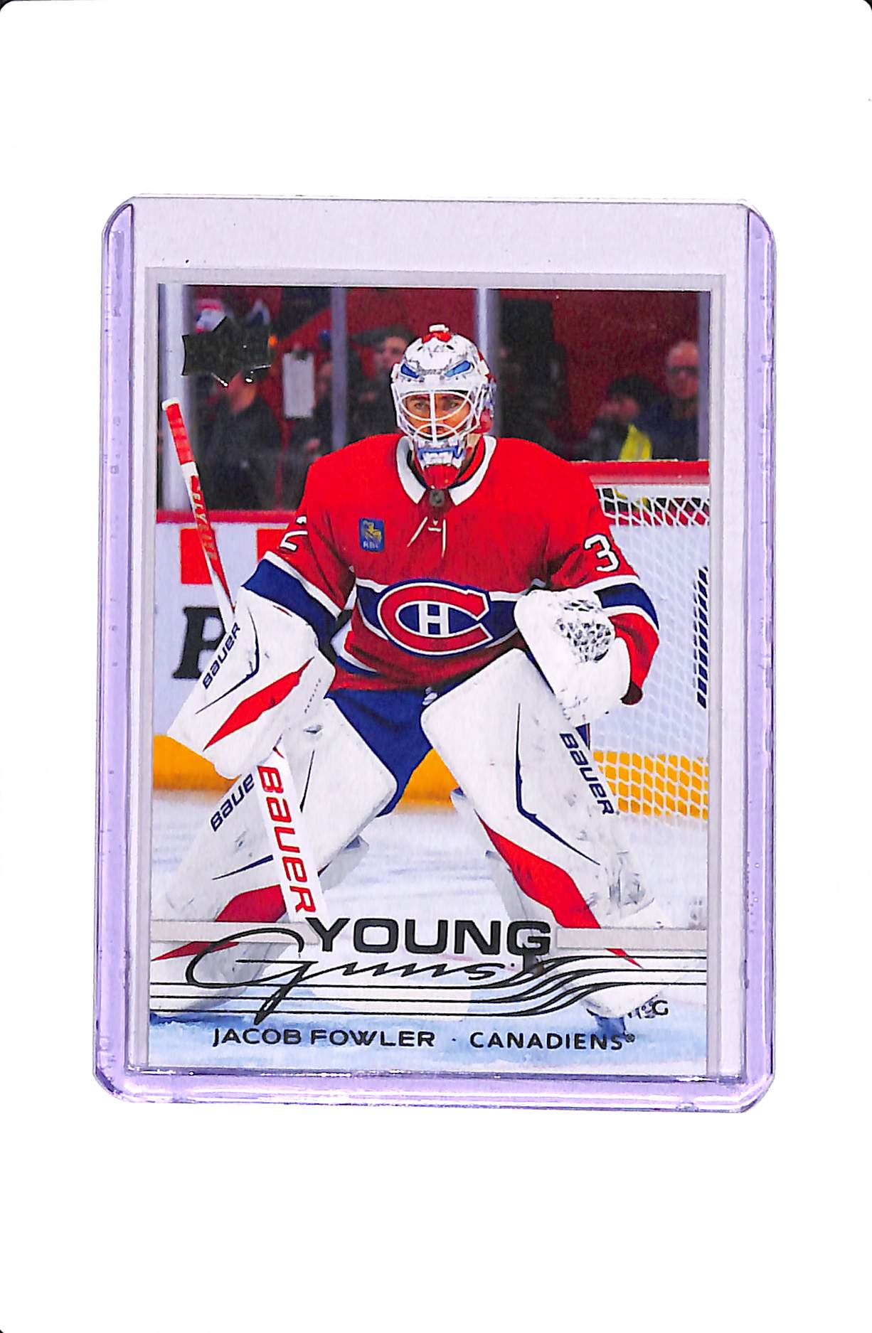 2025-26 UPPER DECK EXTENDED SERIES JACOB FOWLER YOUNG GUNS #724