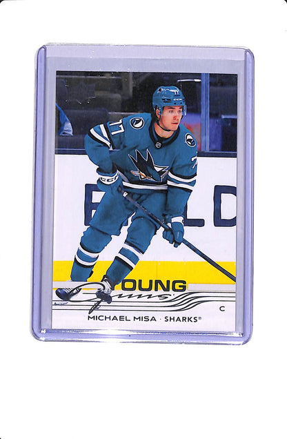 2024-25 UPPER DECK SERIES 2 MICHAEL MISA YOUNG GUNS #487