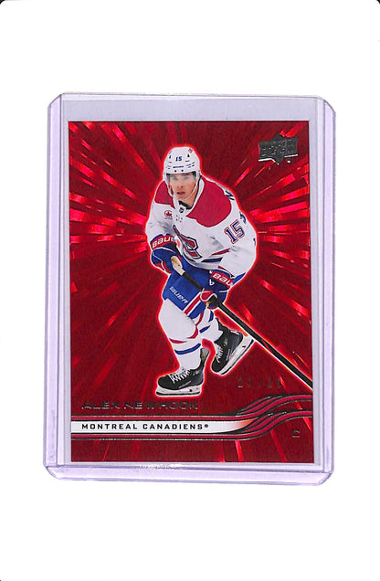 2025-26 UPPER DECK EXTENDED SERIES ALEX NEWHOOK OUBURST RED /25 #567