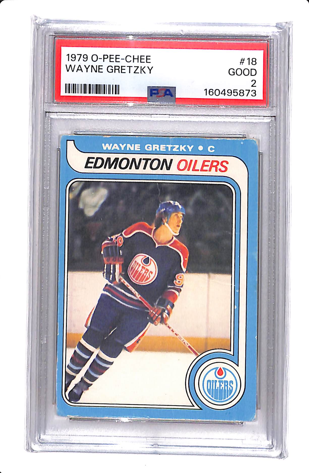 1979 O-PEE-CHEE WAYNE GRETZKY ROOKIE PSA 2 #18