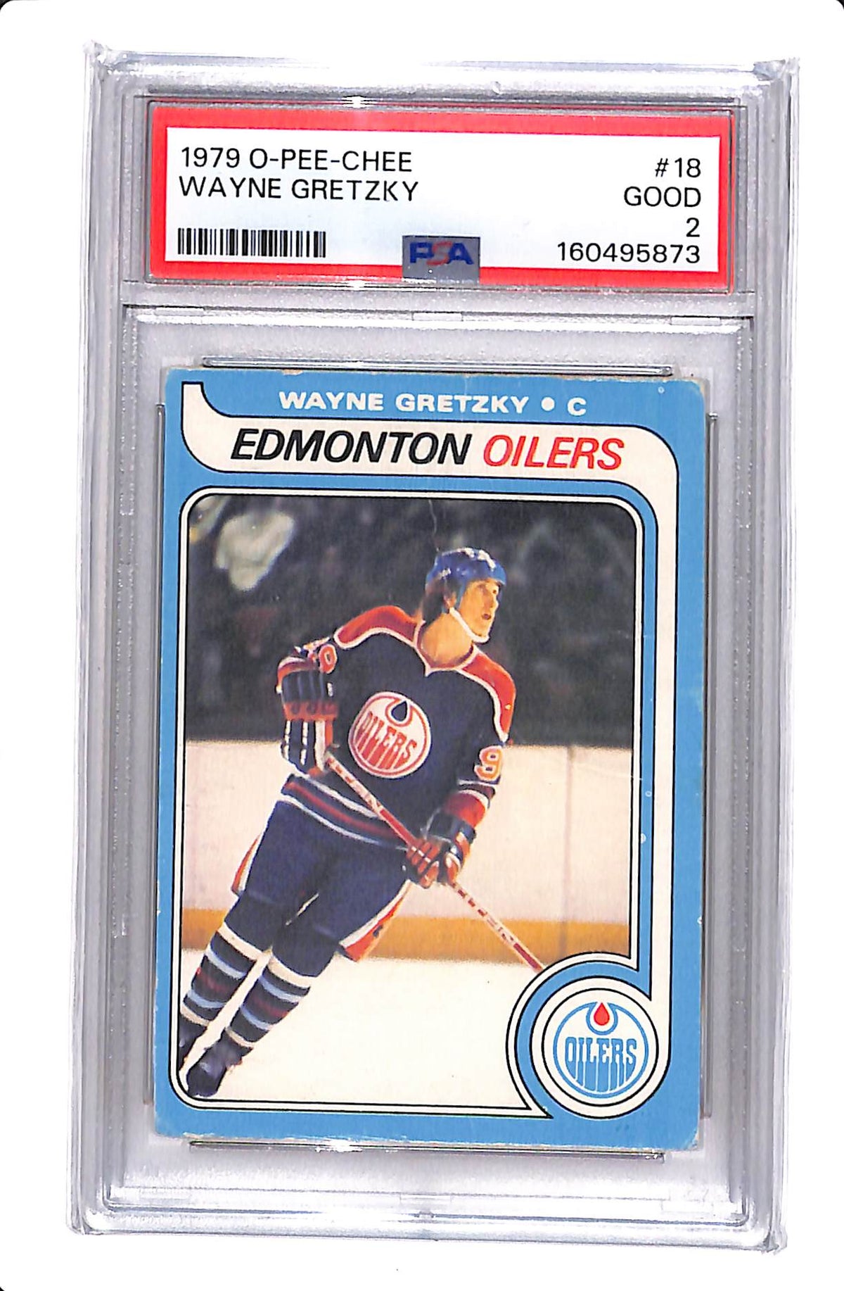 1979 O-PEE-CHEE WAYNE GRETZKY ROOKIE PSA 2 #18