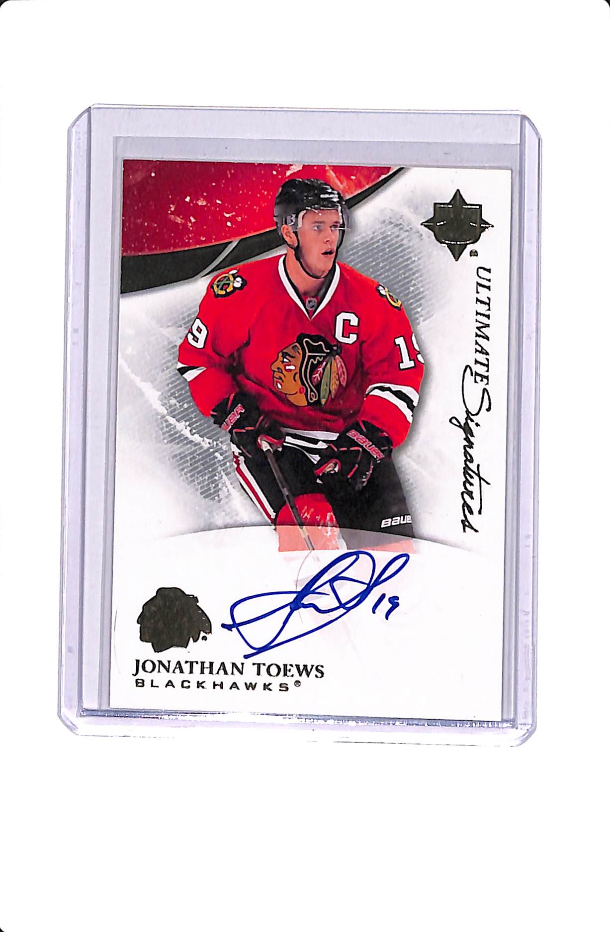 2010-11 UPPER DECK ULTIMATE JONATHAN TOEWS ULTIMATE SIGNATURES #US-TO