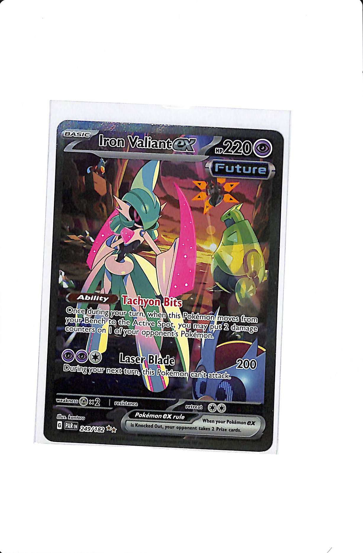 Iron Valiant ex Paradox Rift Special Illustration Rare 249/182