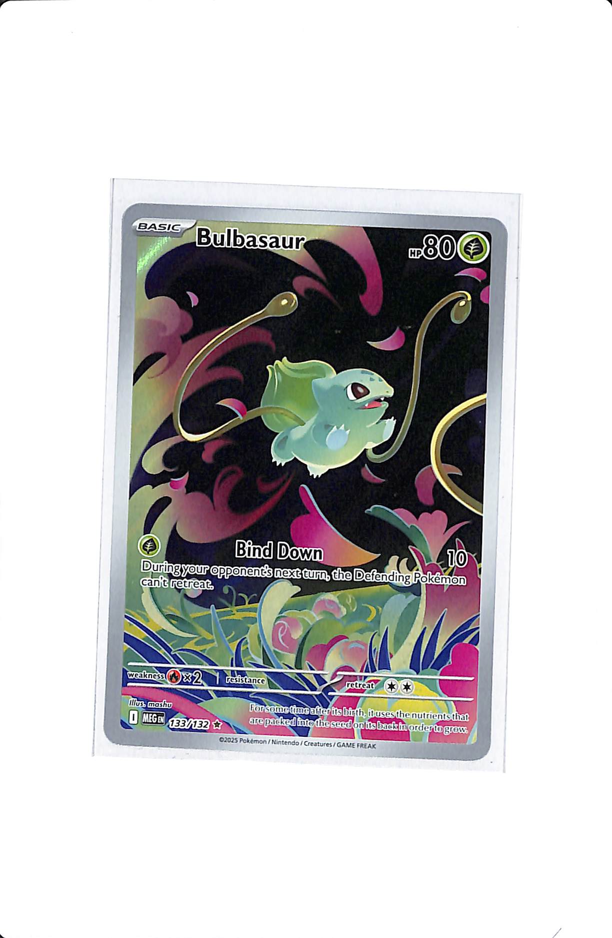 Bulbasaur Mega Evolution Illustration Rare 133/132