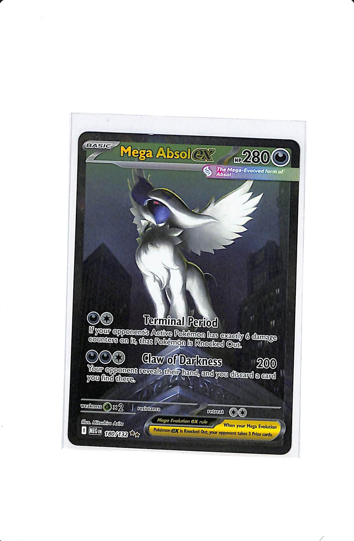 Mega Absol ex Mega Evolution Special Illustration Rare 180/132