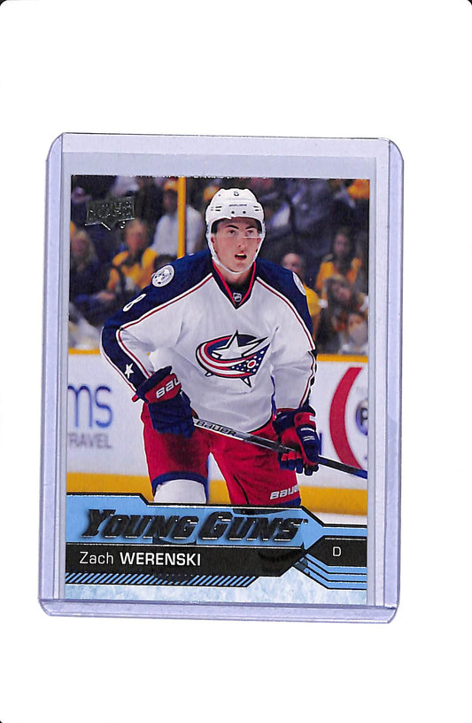 2016-27 UPPER DECK SERIES 1 ZACH WERENSKI YOUNG GUNS #224