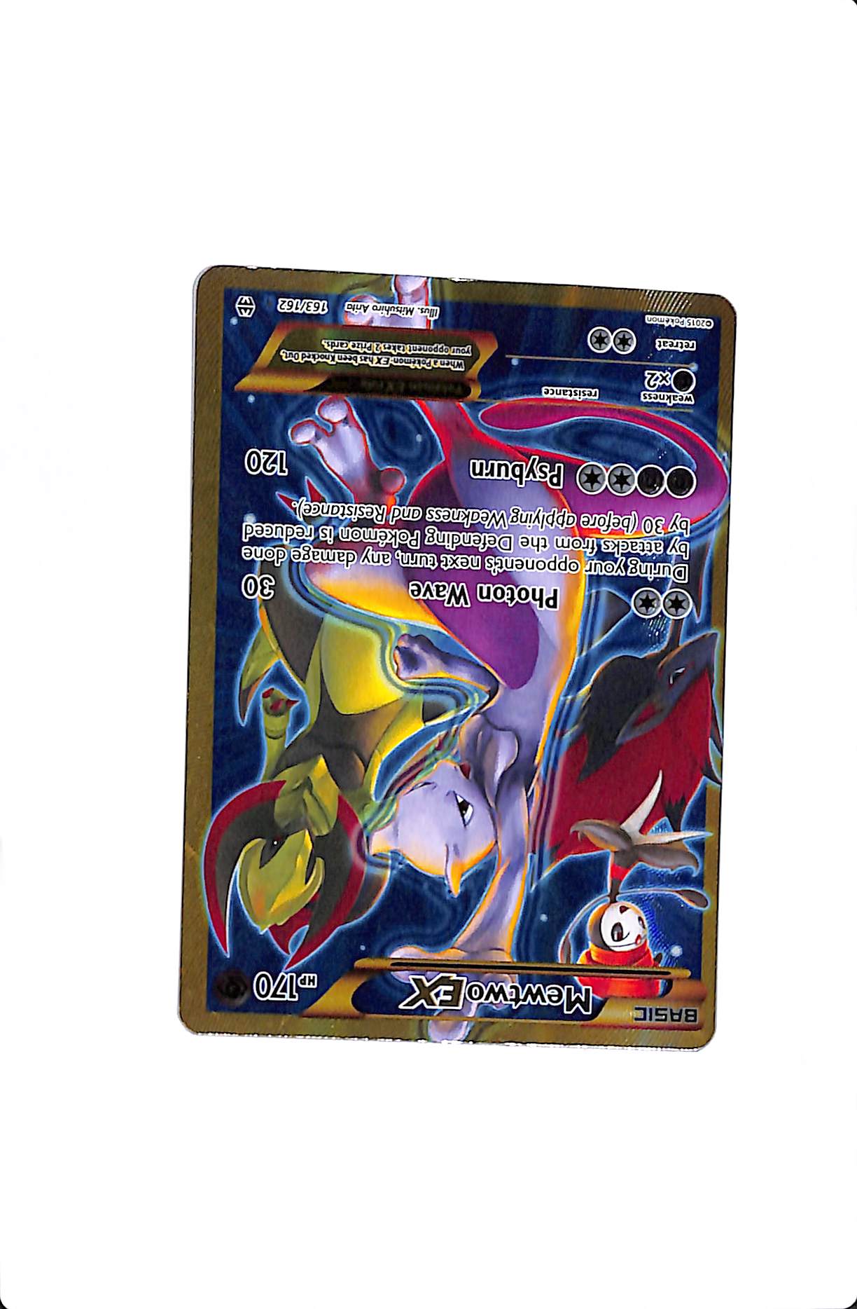 Mewtwo EX (163 Secret Full Art) BREAKthrough Secret Rare 163