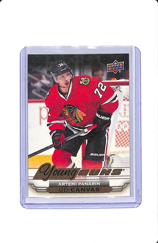 2015-16 UD SERIES ONE HOCKEY ARTEMI PANARIN YOUNG GUNS CANVAS