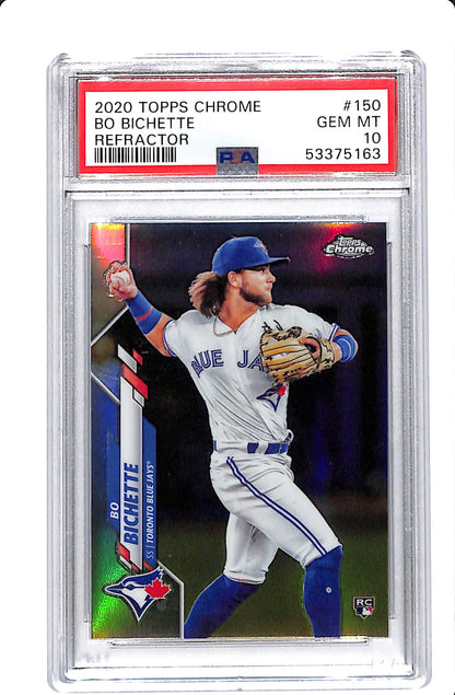 2020 TOPPS CHROME BO BICHETTE REFRACTOR ROOKIE PSA 10