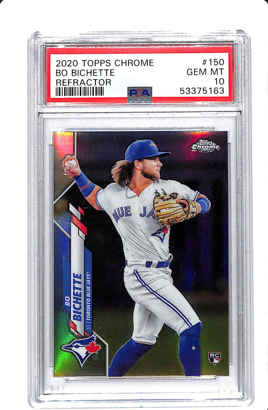 2020 TOPPS CHROME BO BICHETTE REFRACTOR ROOKIE PSA 10
