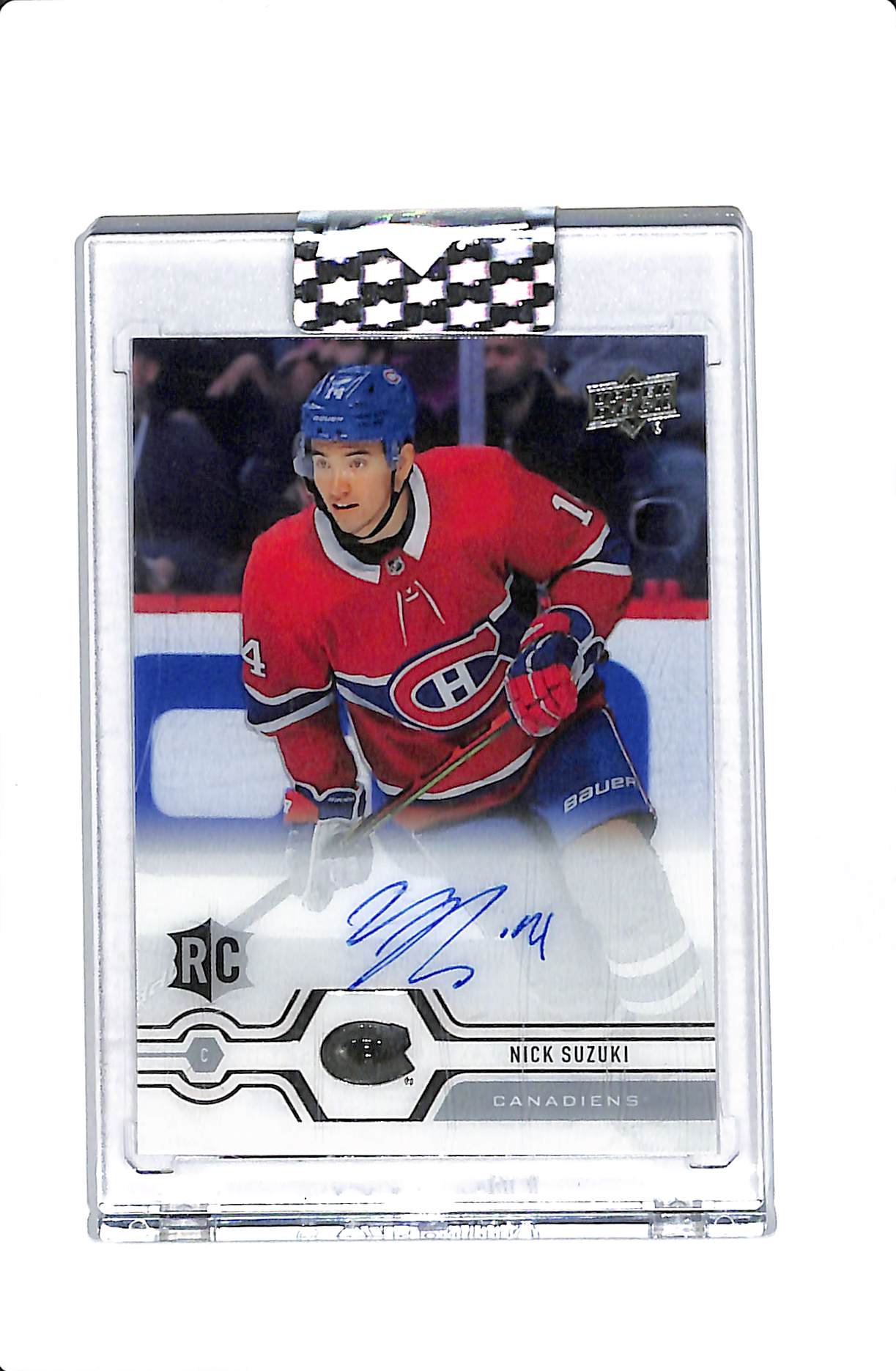 2019-20 UPPER DECK CLEAR CUT NICK SUZUKI CLEAR CUT ROOKIE AUTO #CC-NS