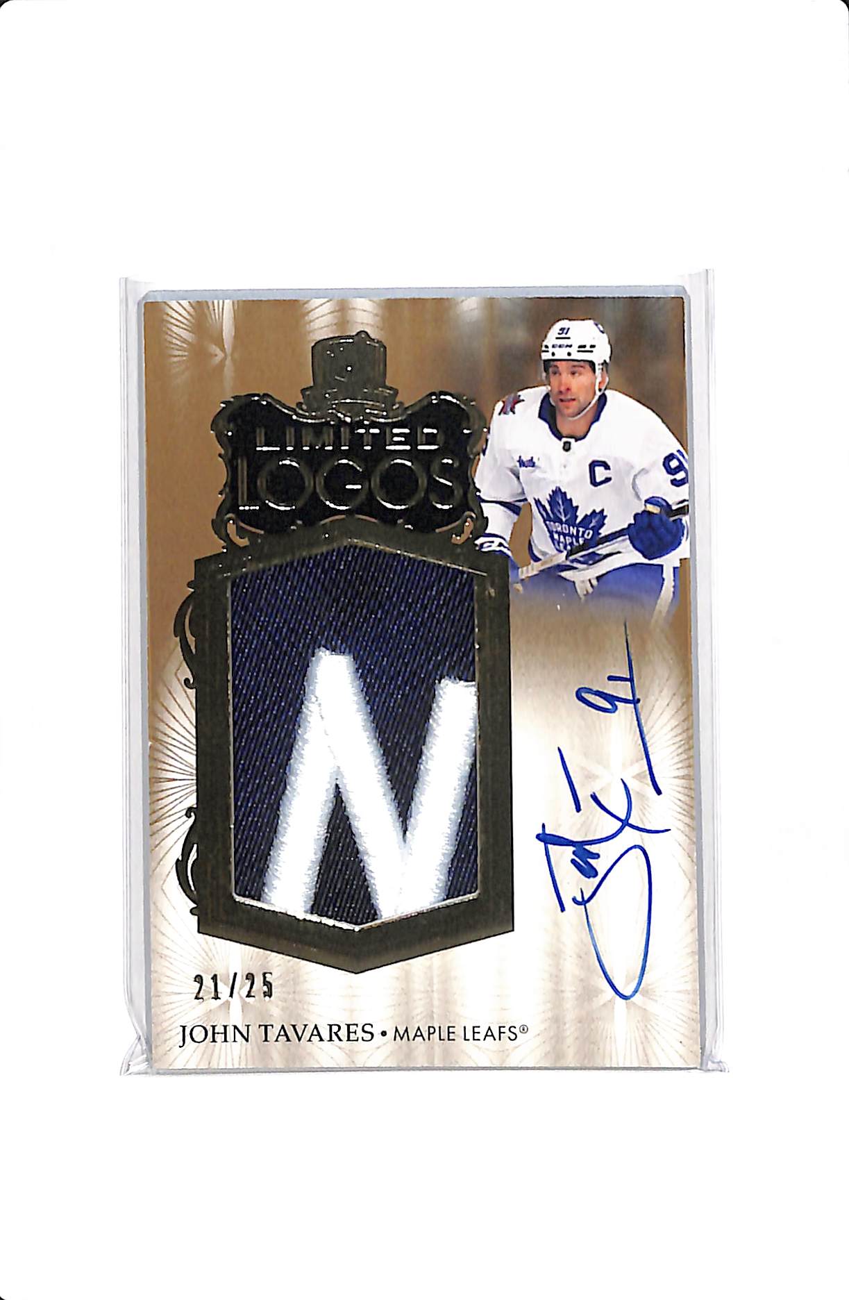 2023-24 UPPER DECK THE CUP JOHN TAVARES #LL-JT LIMITED LOGOS /25