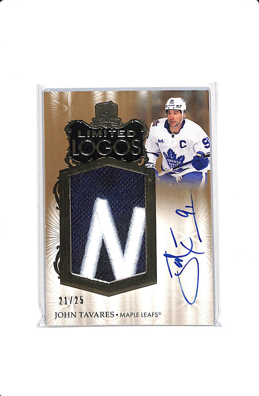2023-24 UPPER DECK THE CUP JOHN TAVARES #LL-JT LIMITED LOGOS /25