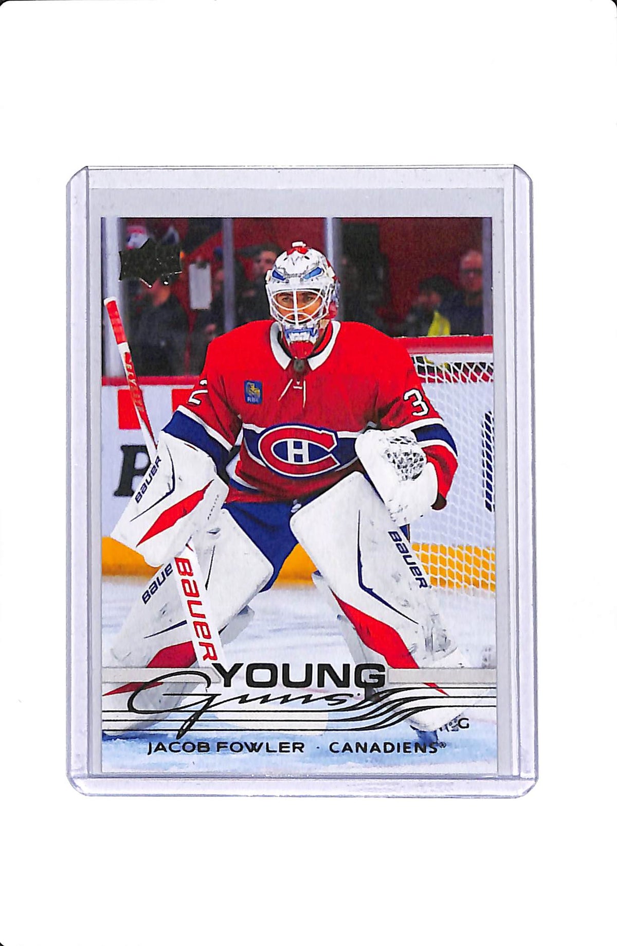 2025-26 UPPER DECK EXTENDED SERIES JACOB FOWLER YOUNG GUNS #724