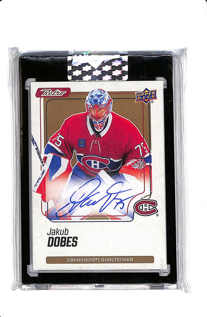 2025-26 UD CLEAR CUT JAKUB DOBES RETRO AUTO #RA-DO