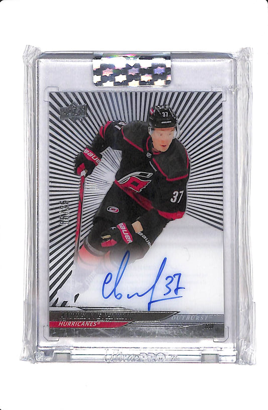 2024-25 UD CLEAR CUT ANDREI SVECHNIKOV #CC-AS OUTBURST AUTO /25