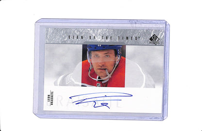 2023-24 UD SP AUTHENTIC LEON DRAISAITL SIGN OF THE TIMES #SOTT1-LD
