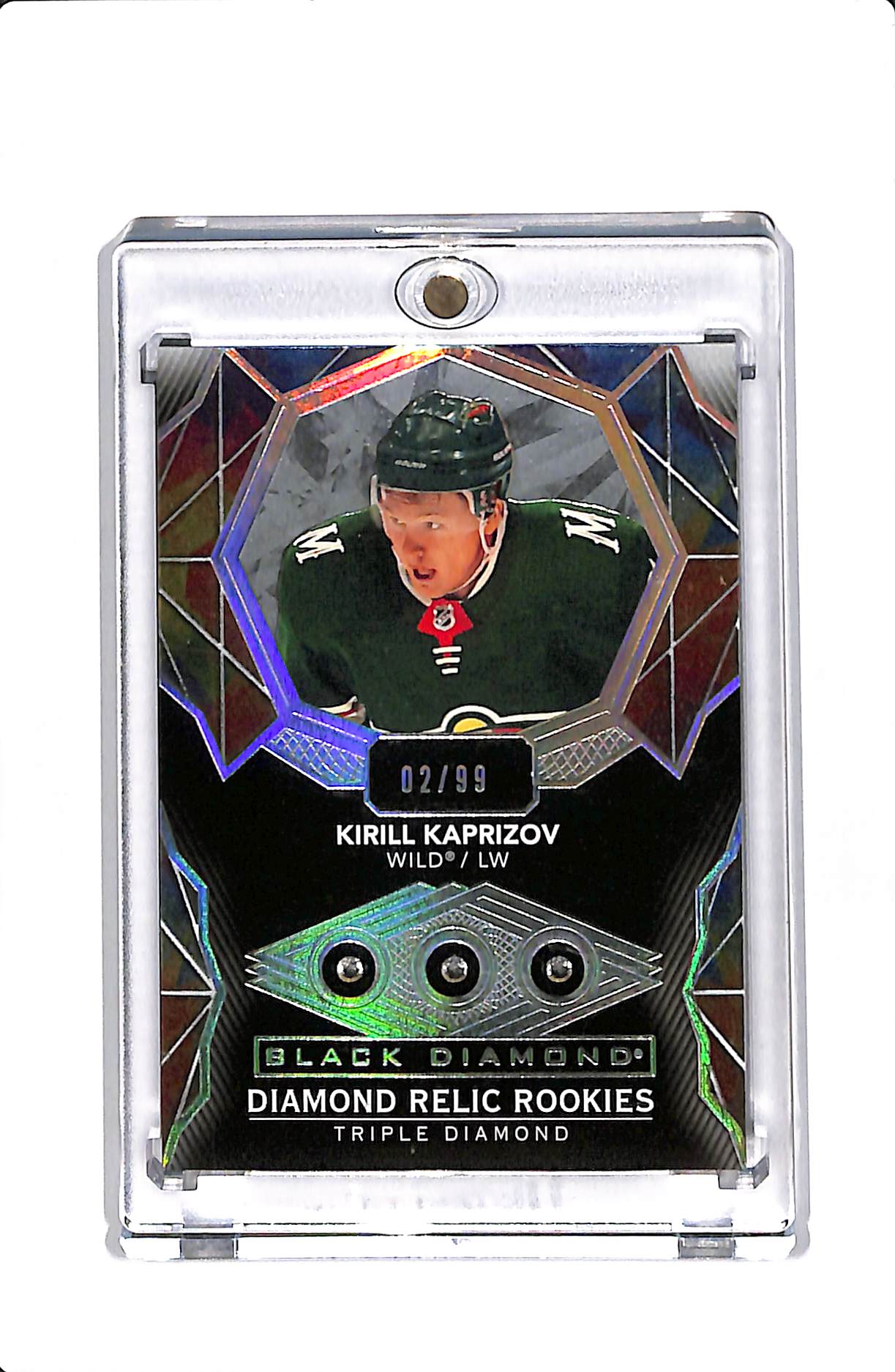 2020-21 UD BLACK DIAMOND KIRILL KAPRIZOV DIAMOND RELIC ROOKIES /99 #BDR-KA