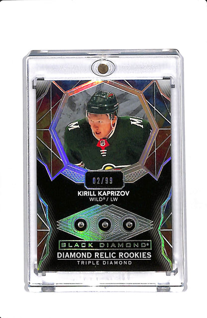 2020-21 UD BLACK DIAMOND KIRILL KAPRIZOV DIAMOND RELIC ROOKIES /99 #BDR-KA