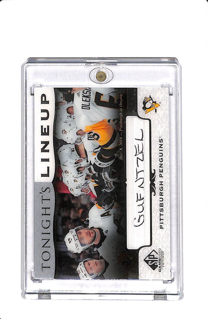 2019-20 UPPER DECK SP GAME USED JAKE GUENTZEL TONIGHT'S LINEUP 1/1 #TL-PP2