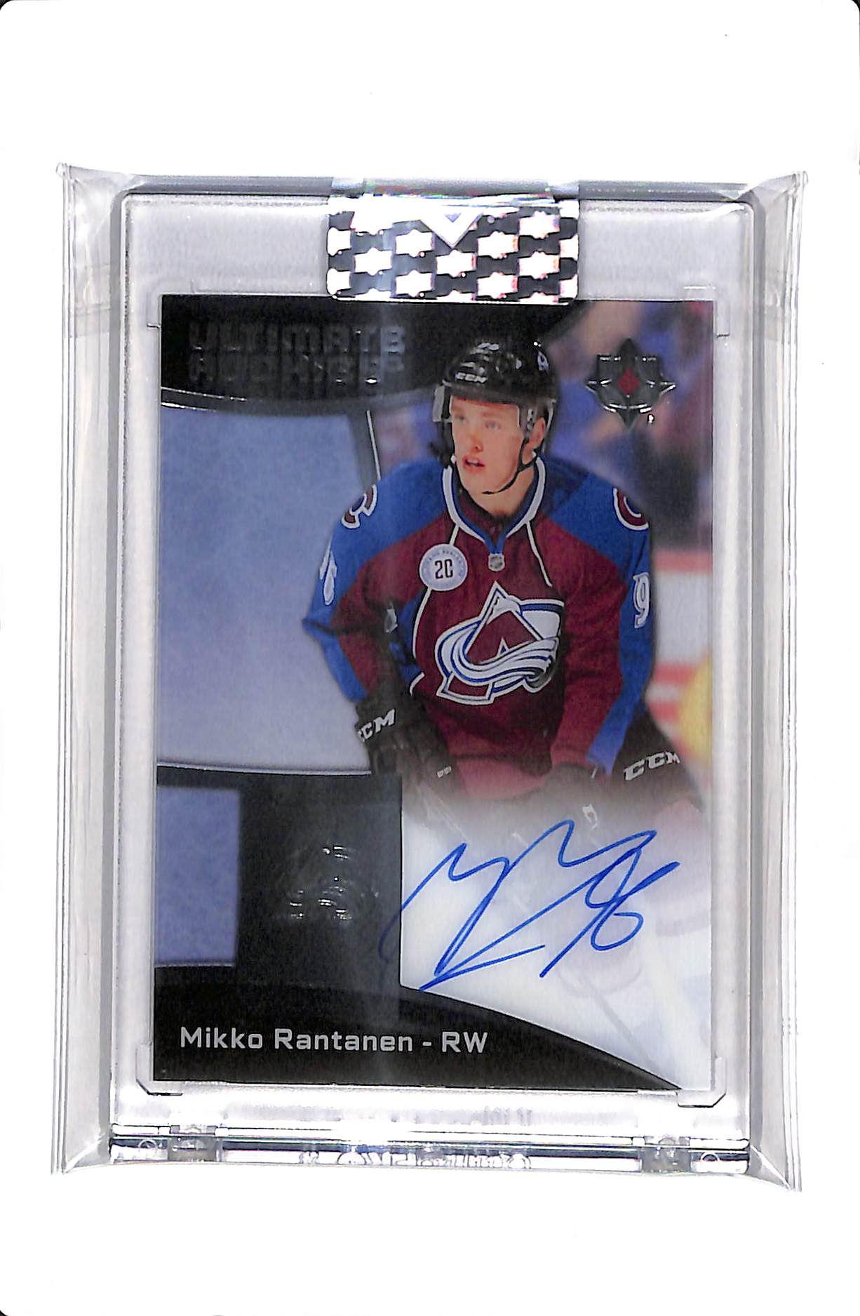 2024-25 UPPER DECK CLEAR CUT MIKKO RANTANEN ULTIMATE ROOKIES AUTO #RA-MR