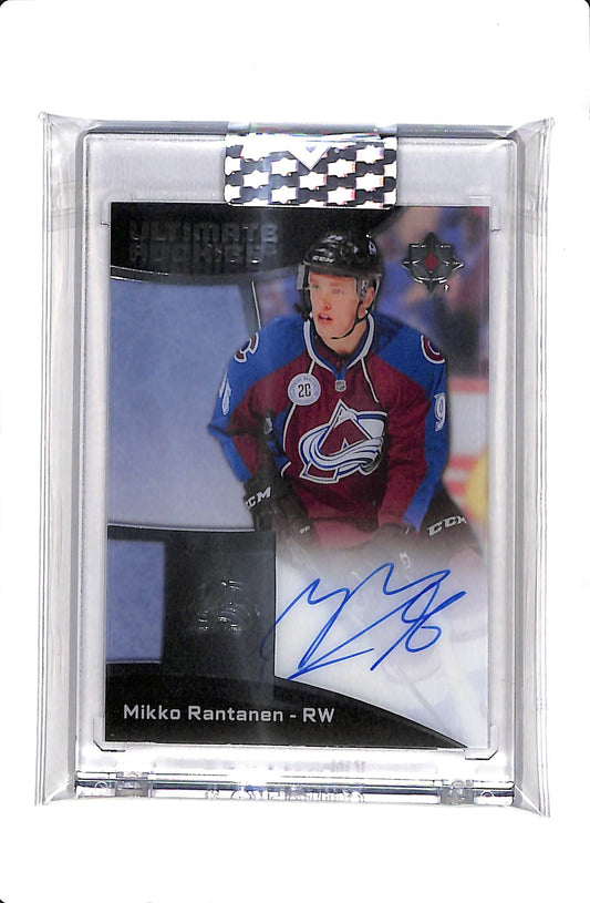 2024-25 UPPER DECK CLEAR CUT MIKKO RANTANEN ULTIMATE ROOKIES AUTO #RA-MR