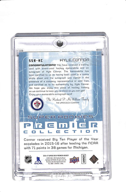 2016 UPPER DECK PREMIER KYLE CONNOR '03 TRIBUTE SUPER ROOKIE AUTO PATCH /99