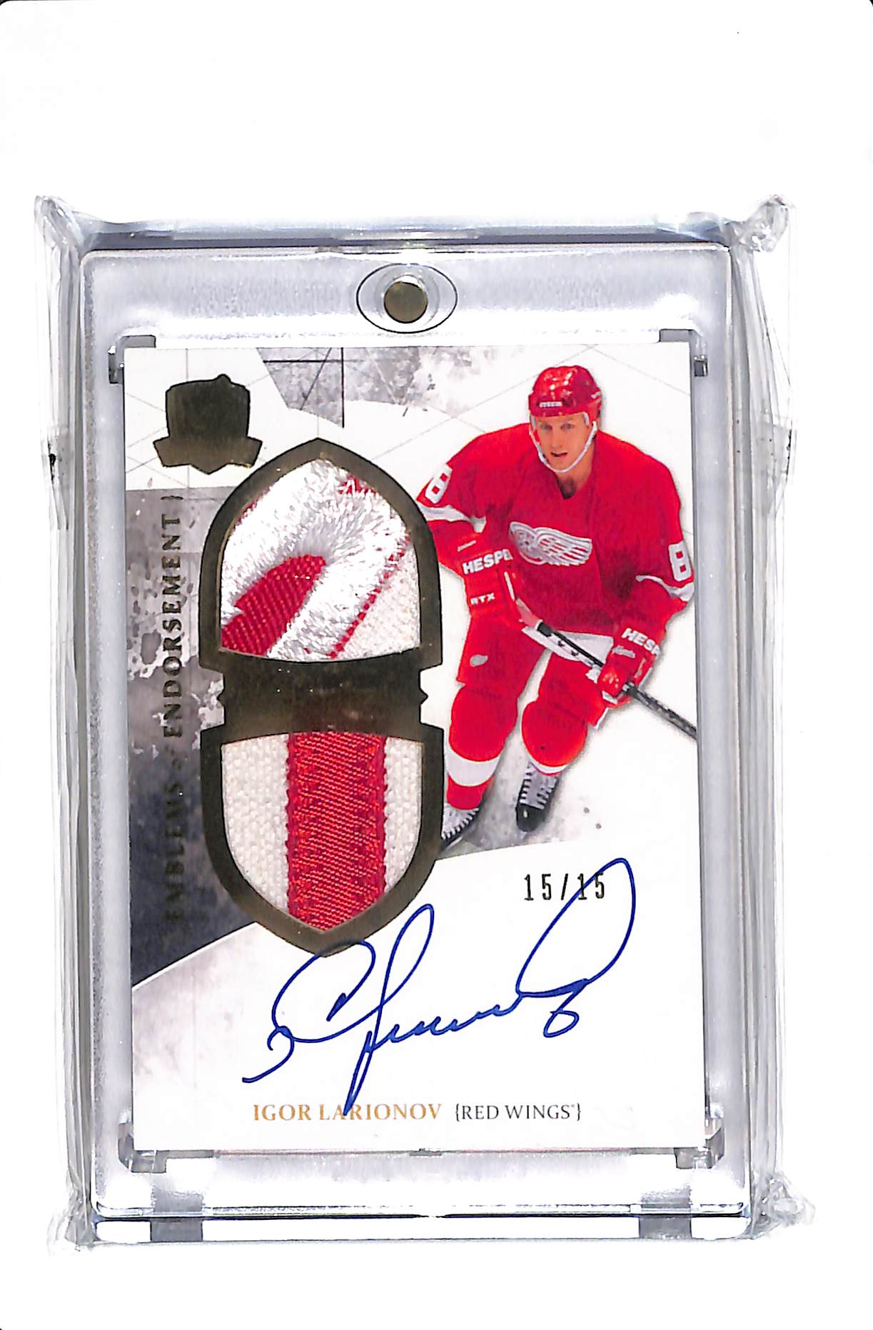 2010-11 UPPER DECK IGOR LARIONOV #EE-IL EMBLEMS OF ENDORSEMENTS /15