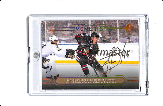 2014-15 SPA HOCKEY MODERN MOMENTS JONATHAN TOEWS AUTO