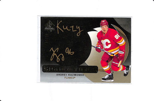2024-25 UPPER DECK SP AUTHENTIC HOCKEY SIGN OF THE TIMES ANDREI KUZMENKO AUTO 19/99