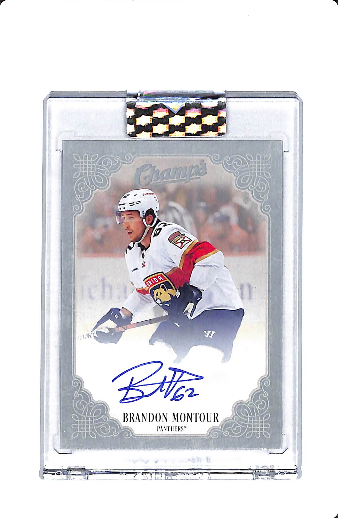 2023-24 UPPER DECK CLEAR CUT HOCKEY CHAMPS BRANDON MONTOUR AUTO