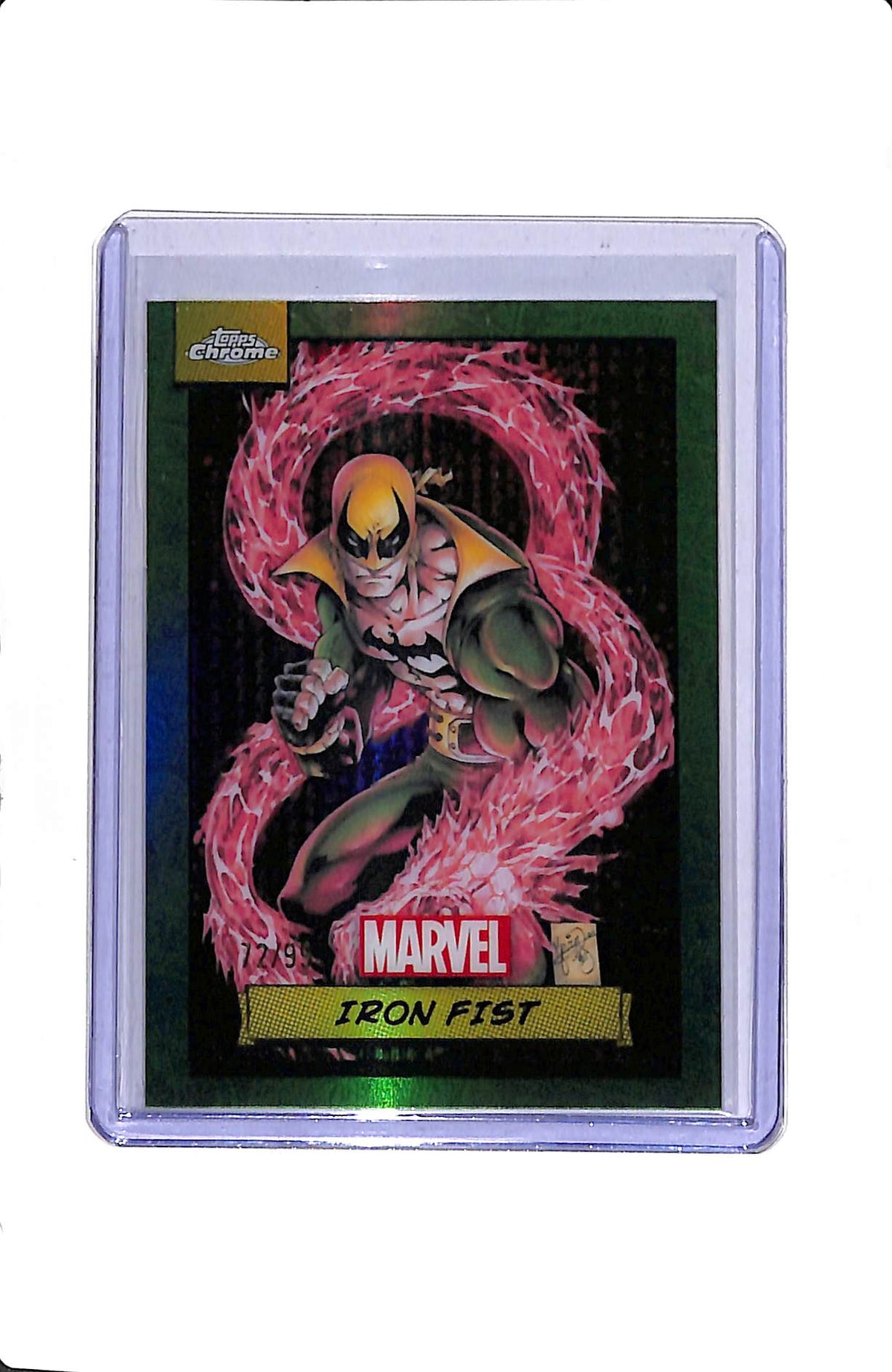 2024 TOPPS CHROME IRON FIST #55 GREEN REFRACTOR /99