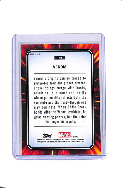 2025 TOPPS CHROME VENOM REFRACTOR #149