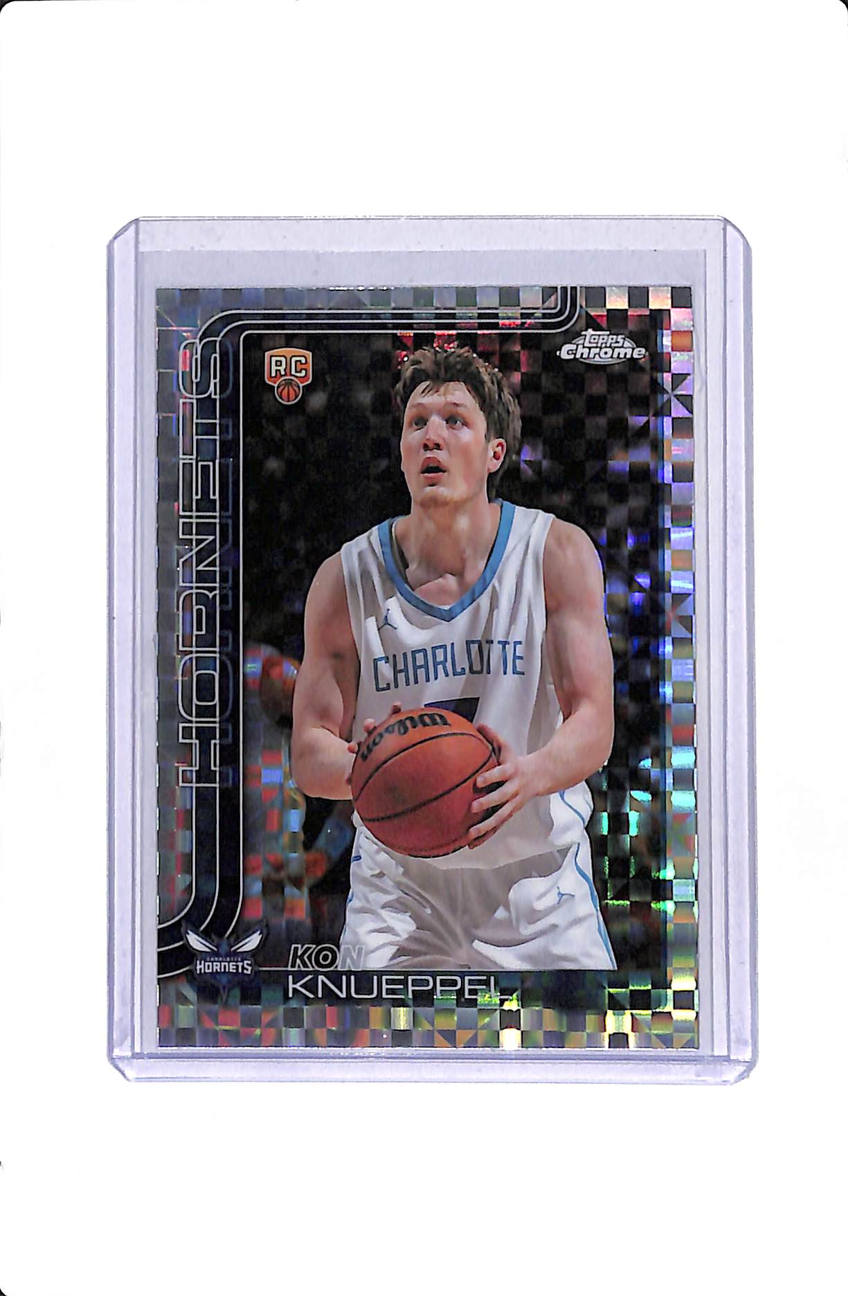 2025 TOPPS CHROME KON KNUEPPEL ROOKIE X-FRACTOR #254