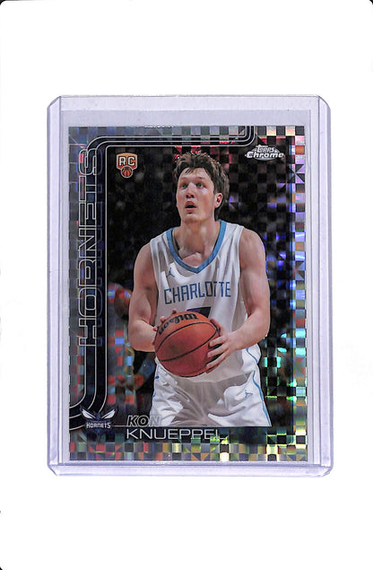2025 TOPPS CHROME KON KNUEPPEL ROOKIE X-FRACTOR #254