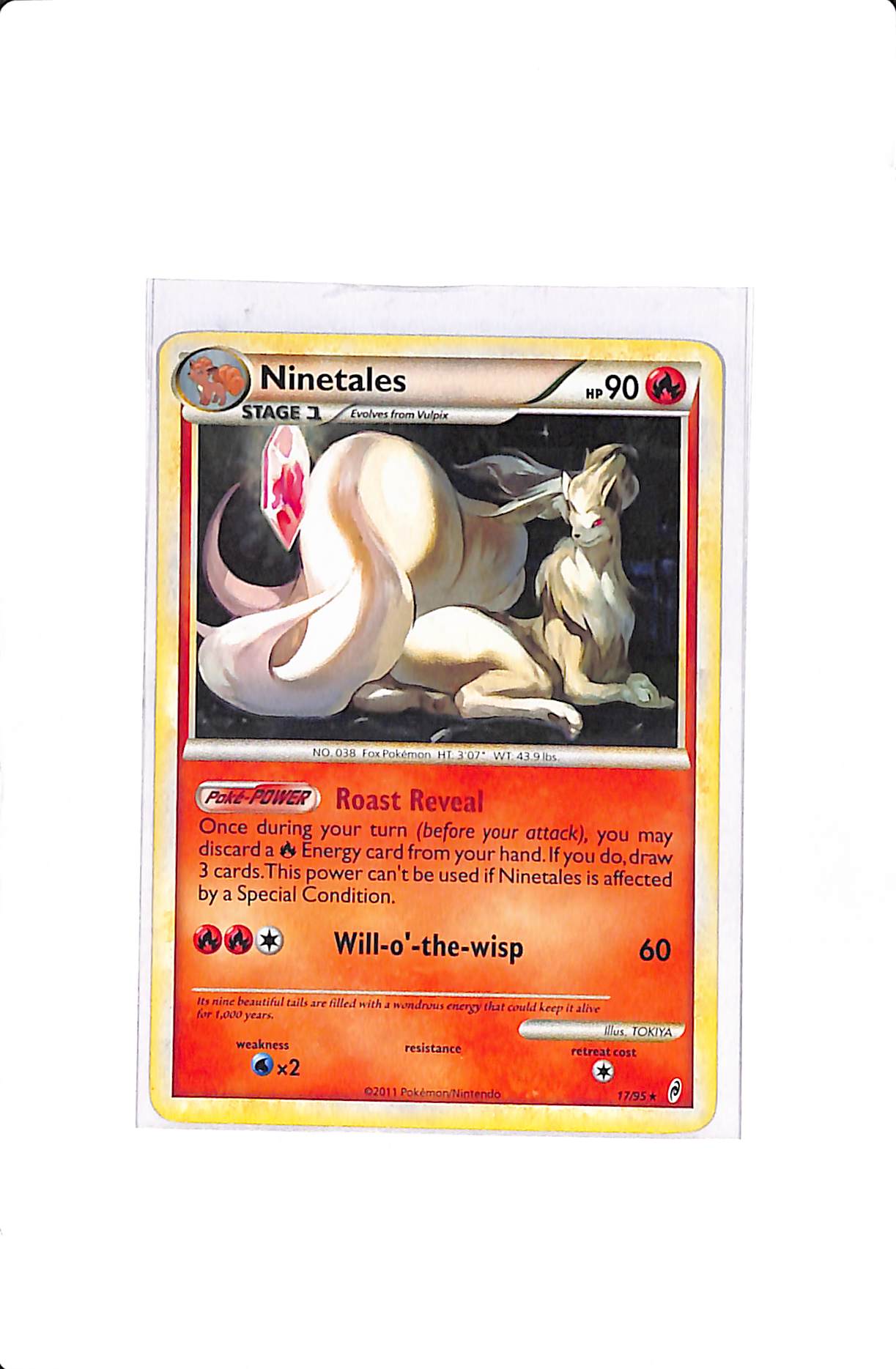 Ninetales Call of Legends Holo Rare 17