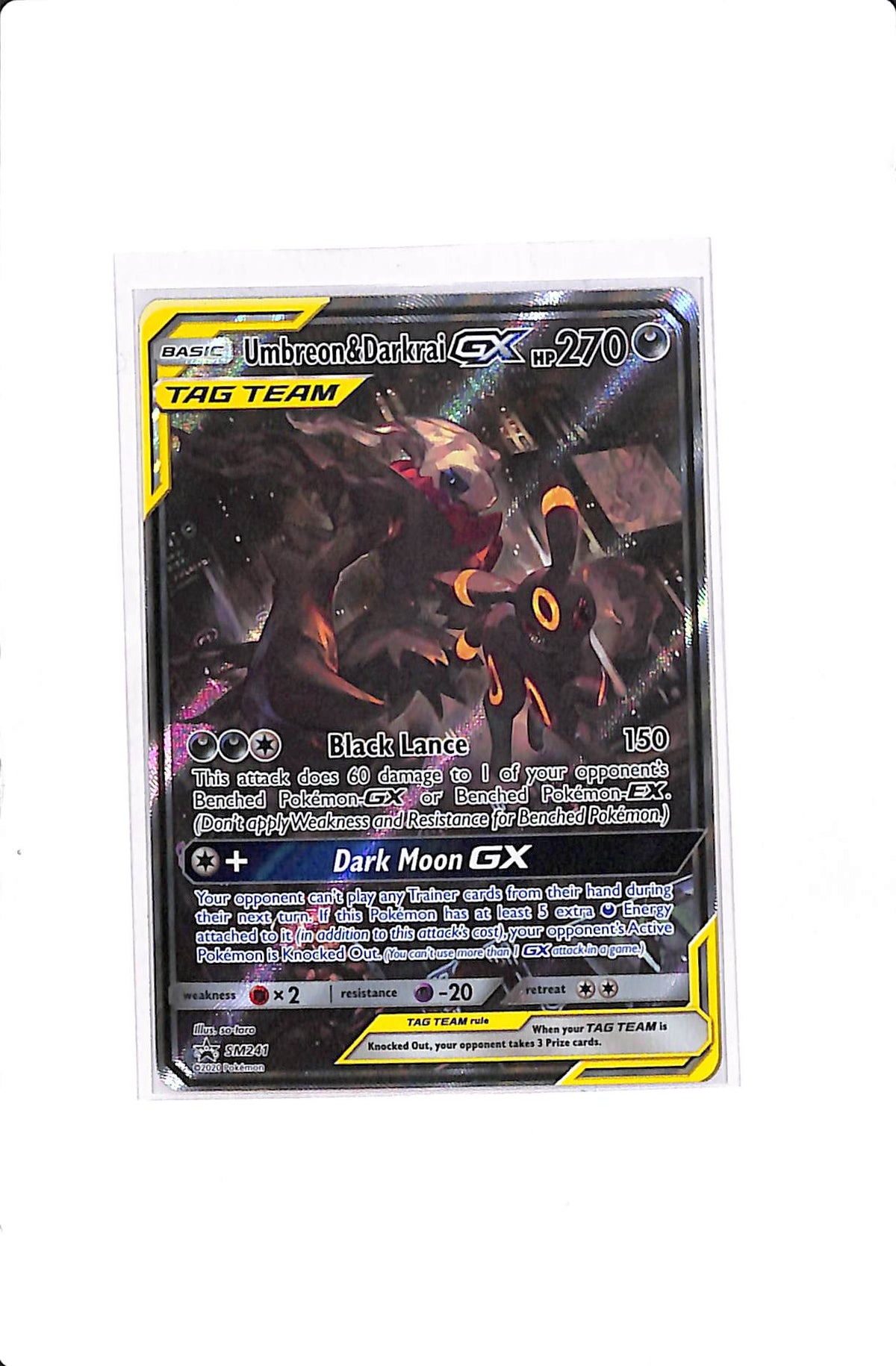 Umbreon & Darkrai GX Sun & Moon Promo Promo SM241